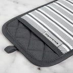 KitchenAid Albany Pot Holder 2-Pack Set, Charcoal Grey - Image 3