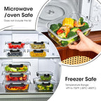 Liuruiyu 10 Pack Glass Food Storage Containers - Image 3