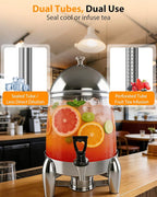 Beverage Dispenser with Stand, 3 Gallon Drink Dispenser - Image 4