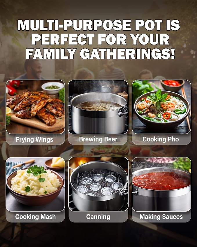 Cooks Standard Stockpots Stainless Steel, 24 Quart Professional Grade Stock Pot - Image 4