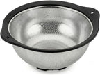 304 Stainless Steel Colander 3-Quart, Heavy Duty Metal Strainer by JIDSPWLS-USStrore