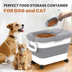 15-23 Lbs Airtight Dog Food Storage Container, Collapsible Dog Food Container - Image 7