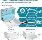 Paper Towel Dispenser Wall Mount: No Drill Adhesive Z-fold Multifold Paper - Image 4