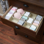Household Essentials Brown 723-1 Deep 9 Section Drawer Organizer Box - Image 6