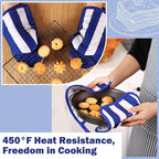 Reallnaive Oven Mitts and Pot Holders 4 Pcs Set - Image 6