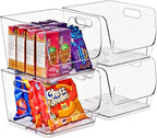 Sorbus Stackable Storage Bins Open Front, Pantry Bins - Image 8
