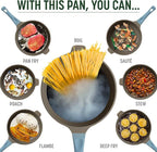 Goodful All-in-One Pan, High-Performance Cast Construction, Dishwasher Safe - Image 3