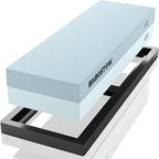 Premium Whetstone Knife Sharpening Stone 2 Side Grit 400/1000 Waterstone & by BABOSTOW