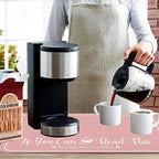Coffee Bar Mat for Countertops 19inx12in, Absorbent Hide Stain Anti-Slip Cafe - Image 3
