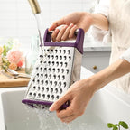 Spring Chef Purple Professional Stainless Steel XL Parmesan Cheese Grater - Image 9