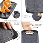 Plastic Cutting Board, 3 Pieces Dishwasher Safe Cutting Boards - Image 4