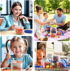 HOMETALL Freezer Storage Containers, Airtight Plastic Food Storage Containers - Image 6