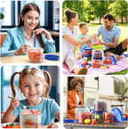 Freezer Storage Containers, Airtight Plastic Food Storage Containers - Image 6