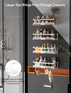 Spice Rack Wall Mount with Hooks - Image 7