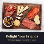 Walnut Wood Cutting Board for Kitchen, Reversible Wooden Cutting Board - Image 7