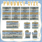 Fourluoo 10 Pcs Farmhouse Kitchen Decor and Accessories Set 4 Kitchen Towels 2 - Image 3