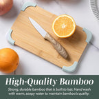COOK WITH COLOR Non-Slip Cutting Board Set – Kitchen Essentials with Easy Grip - Image 4