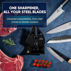 VN3 Professional Knife Sharpener | 3-Action Streamlined Sailboat Design - Image 5