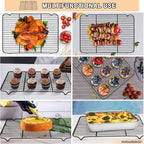 P&P CHEF Cooling Baking Rack Pack of 2, 16.6" x 11.5", Stainless Steel Cooling - Image 6