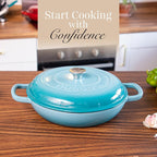 Shallow Cast Iron Casserole - Image 2