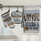 Sratte 6 Pcs Kitchen Decor Accessories Set Farmhouse Towels Pot Holders Oven - Image 7