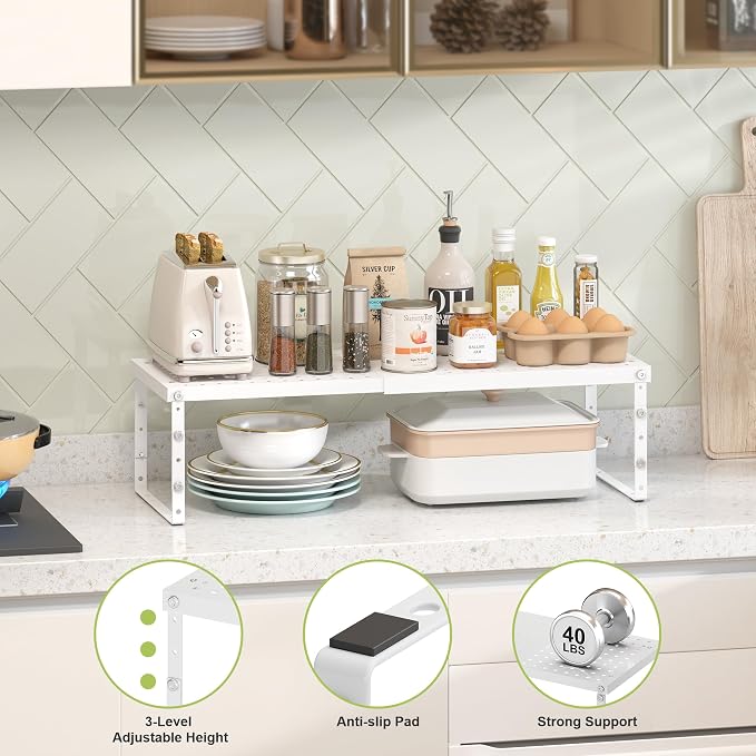 RUILALIFE Expandable Cabinet Organizer Shelf - Image 4