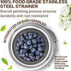 Stainless Steel Strainers for Kitchen, Stainless Steel Colander, Kitchen - Image 2