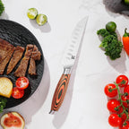 MSY BIGSUNNY Steak Knife Set, German Steel 5-Inch Blade, High-end Ergonomic - Image 7