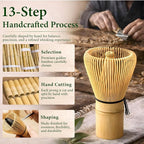 Matcha Whisk - Bamboo 100 Prong Handcrafted Natural Whisk - Image 3