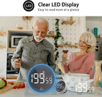 Digital Kitchen Timers, Visual timers Magnetic Countdown Countup Timer Large - Image 3