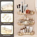 Asayuee 3-Tier Corner Bathroom Counter Organizer - Image 6