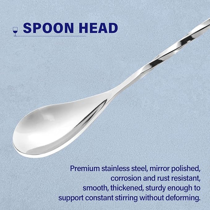 Briout Bar Spoon Cocktail Mixing Stirrers - Image 3