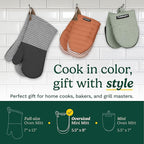 Cuisinart Mini Oven Mitts – 5.5” x 8” Heat-Resistant Kitchen Mitts - Image 6