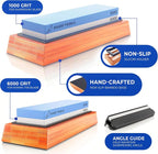 Sharp Pebble Premium Whetstone Knife Sharpening System – 1000/6000 Grit - Image 2