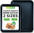 NutriChef 2-Piece Baking Sheet Non Stick by NutriChef%E2%84%A2Kitchen