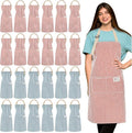 Janmercy 24 Pcs Aprons for Women Men by Janmercy