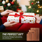 Bamboo Cutting Board Set Non Slip Feet Over Sink Father Day Dad Parents Papa - Image 5