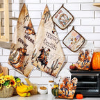 Leinuosen 6 Western Cowboy Kitchen Towels Kitchen Decor and Accessories Set - Image 2