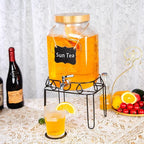 2 Gallon Glass Drink Dispenser - Image 5