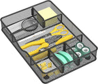 VyGrow Desk Drawer Organizer Tray, Metal Mesh Drawer Organizer - Image 5