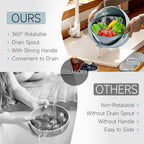 4-1 Strainer with Bowl & Spoons Set - Image 4