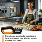 RESPECTED BRO 4-in-1 Knife and Scissors Sharpener, Premium Kitchen Knife - Image 8