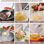 Onader Silicone Cooking Utensils Set of 15, Kitchen Utensils Set - Image 8