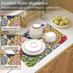 Dish Drying Mat for Kitchen Counter 2 Pack - Image 5