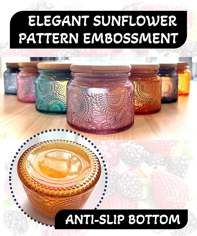 4 oz Amber Mini Glass Jars - Image 4