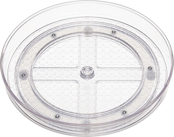 Amazon Basics Clear Rotating Lazy Susan Turntable Organizer - Image 6