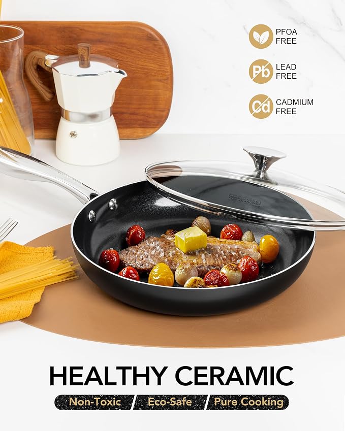 MICHELANGELO Non Stick Frying Pan - Image 2