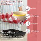 Oven Mitt & Pot Holder Buffalo Plaid Check 100% Cotton Heat Resistant Oven - Image 3