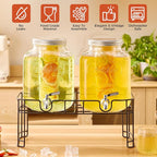 1.5 Gallon Glass Drink Dispensers - Image 2