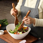 Wooden Spoons for Cooking, Natural Healthy Spatula Set for Pots and Pans - Image 7